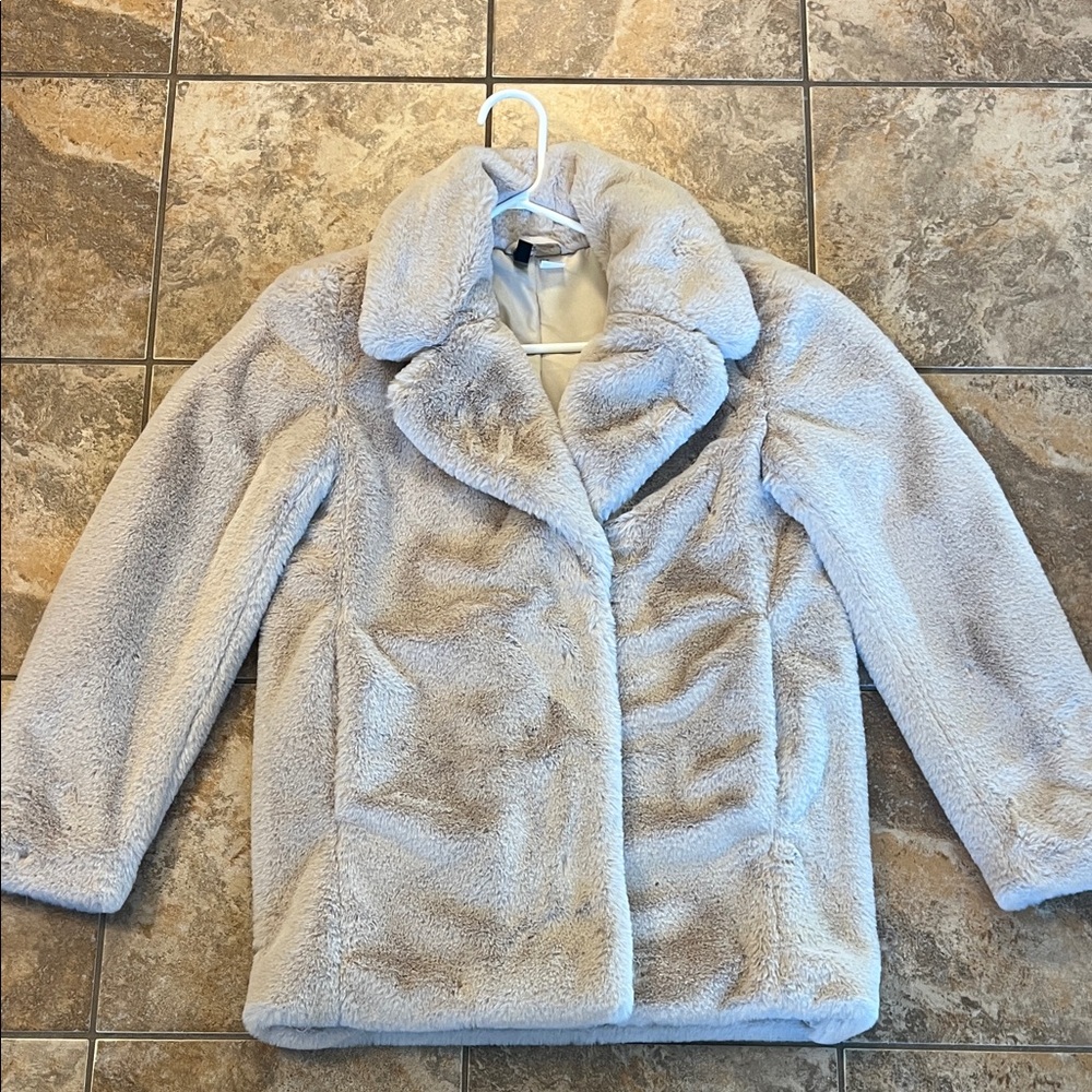 H&M Soft Cream Teddy Jacket